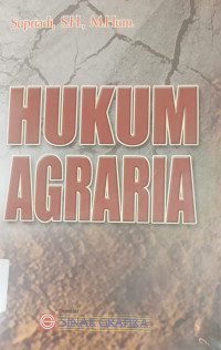Image of Hukum Agraria