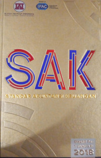Image of SAK STANDAR AKUNTANSI KEUANGAN efektif per 1 januari 2018