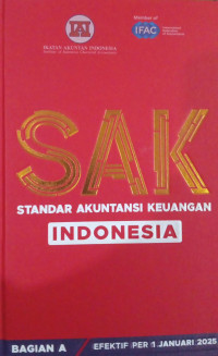 Image of SAK STANDAR AKUNTANSI KEUANGAN INDONESIA